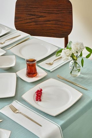 Karaca Elegance Bone Jamie 26 Parça 6 Kişilik Kahvaltı Takımı