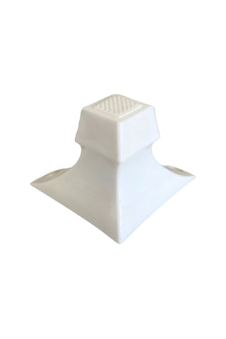 Lükens Beyaz 8cm Plastik Ayak Mobilya Masa Ve Dolap Ayağı 8cm Beyaz 4 Adet Beyaz