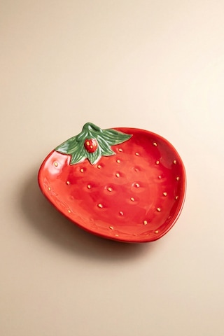 Karaca Strawberry Pasta Tabağı 20 Cm Kırmızı