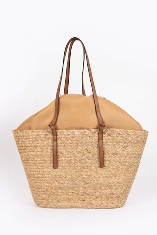 DeFacto Kadın Hasır Omuz Çantası Z4390AZNSBG33 Bej