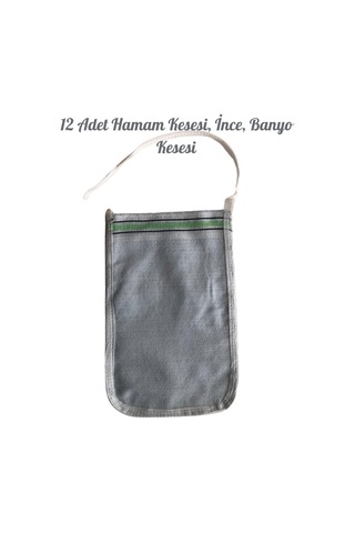 Miosse Home 12'li Paket İnce Hamam Kesesi Geleneksel Banyo Kesesi