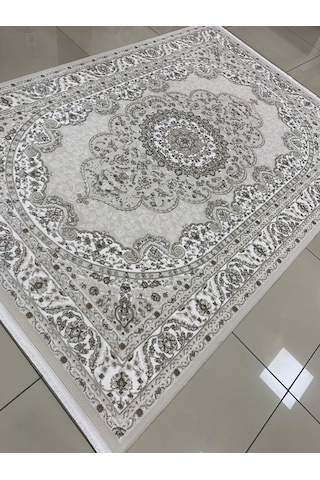 Liparis Halı Avangarde Serisi 5483 Kemik Akrilik Salon Oturma Yatak Odası Halısı