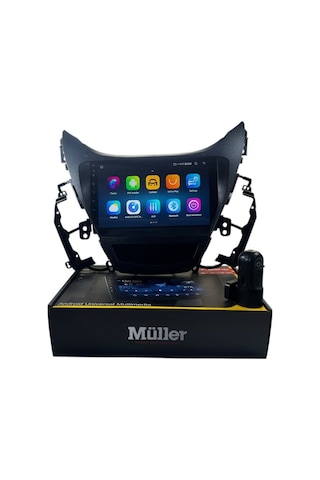 Hyundai Elentra 2012-2014 Müller 4-64 Profesyonel Oem Multimedya 9"