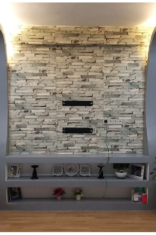 70x38cm 0,26m2 Ofis Salon Oda Antre Mutfak 3d Kendinden Yapışkanlı Duvar Kağıdı Paneli Nw117