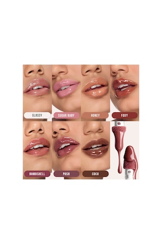 Huda Beauty Gloss Haute Brilliance Glassy Pink 1