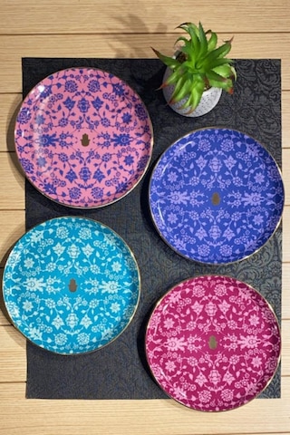 Porland Glamorous 4'lü Düz Tabak Seti 24 Cm N11.20244