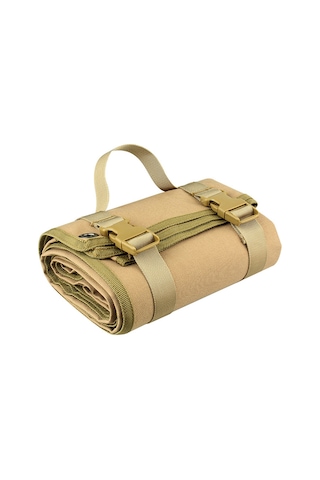 Lemestar Dış Mekan Su Geçirmez Mala Taşıma Matı - 900d Nilon, 200x75cm, Çadır/hiking İçin Dayanıklı, Kol Saati İle Taşınabilir, Rulo Haline Getirilebilir Haki