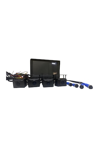 Rose Mr-16 7 Ekranlı 4 Kameralı Araç Dvr Seti - 4 Kanal Foksiyon - Kayıt Özelliği