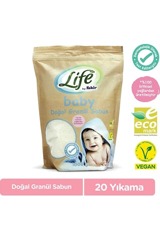 Life By Fakir Baby Doğal Granül Sabun 1000 Gr 5 Adet