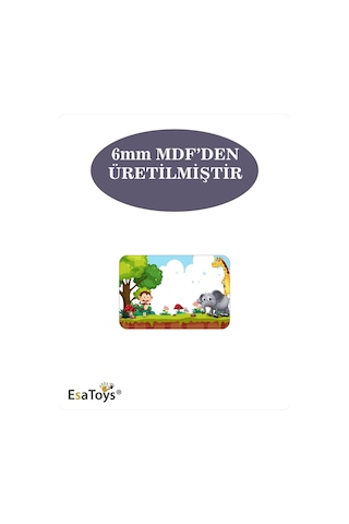 Ahşap Çocuk Puzzle 6 Parça-72