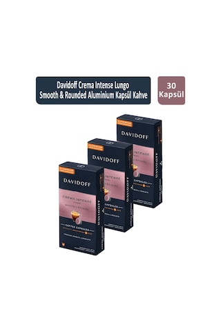 Davidoff Crema Intense Lungo Smooth & Rounded Kapsül Kahve 3 x 10'lu