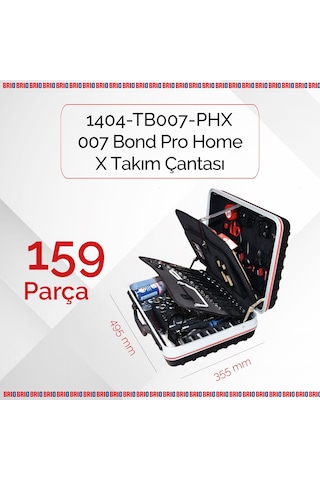 Brio Takım Çantası 007 Bond Pro Home X 159 Parça
