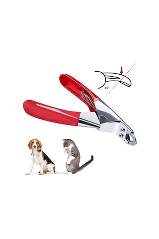 Çelik Uçlu Kedi Köpek Tırnak Makası 12 Cm