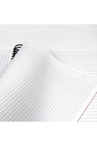 I'am Smart Plastik Kapak 300 Yaprak 8+4 Bölmeli Spiralli A4 Defter