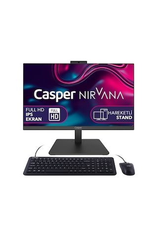 Casper Nirvana A900 A90.1362-BE00X-V-S i7-13620H 16 GB 500 GB SSD 23.8" Dos AIO Masaüstü Bilgisayar