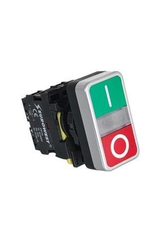 Eurowest İkiz Buton 1no+1nc Start-stop 22mm 2 Adet