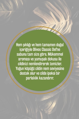 Doğal Klasik Defne Ve Zeytinyağlı Katı Sabun Defneli Zeytinyağı E Defne - Zeytinyağı