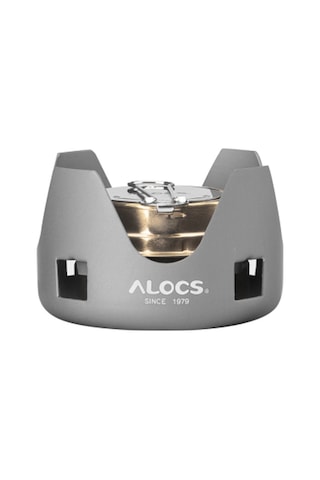 Skycity Alocs Cs-b02 100ml Alüminyum Alkol Ocağı - 140g Hafif, 6 9.8cm Ayaklı, Islaklı Ve Kapaklı Gri