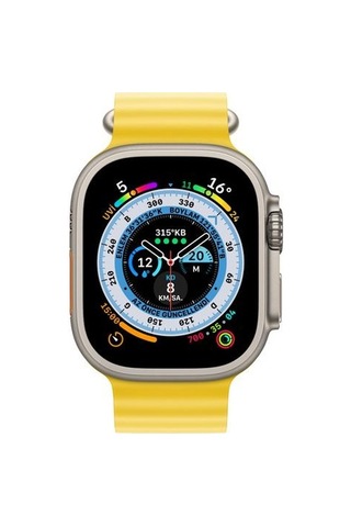 Apple Uyumlu Watch 42mm 44mm 45mm 49mm 1/2/3/4/5/6/se/7/8/ultra Akıllı Saat Ocean Kordon Ve Kayışı Sarı