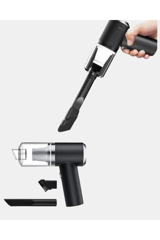 Mini Şarjlı Araç Süpürgesi - 120w Güçlü Motor 5500pa Vakum Emiş Yıkanabilir Filtre