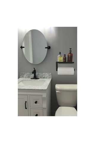 Rulo Kağıt Havluluk Peçetelik Banyo Düzenleyici Siyah KAGITHAVLU Siyah