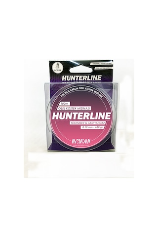 Hunterlıne 0,12Mm - 600Gr 100M Fluorocarbon Köstek Misinası