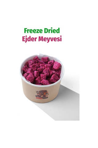 Freeze Dried Küp Ejder Meyvesi Dondurularak Kurutulmuş Meyve Cipsi 80 G