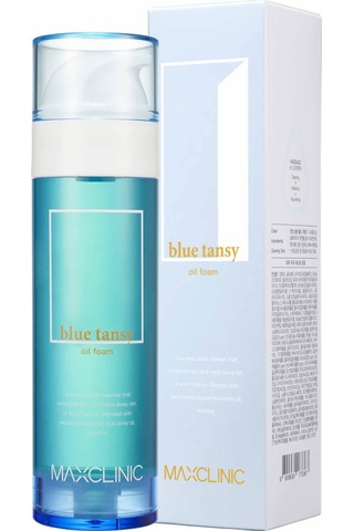 Maxclinic Canlandırıcı Mavi Papatya Yağı İle Tek Adımda Çift Aşamalı Temizlik Blue Tansy Oil Foam
