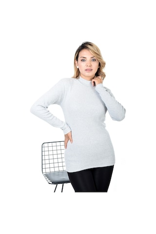 Belifanti Collection Kadın Yarım Balıkçı Yaka Kazak