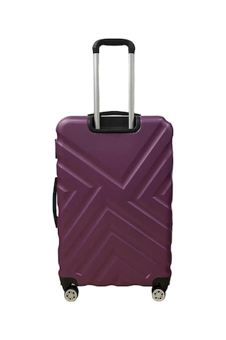 %100 Abs Kullanışlı Darbeye Dayanıklı Bavul&valiz Mor