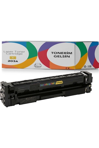 Hp 203A-Cf542A Sarı Uyumlu Toner-Hp Color Laserjet Pro M281Fdn