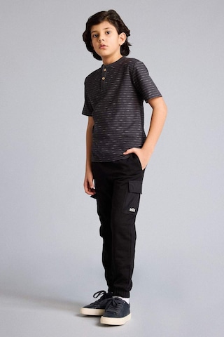 Defacto Oversıze Pantolon Erkek Çocuk G9733a826spbk81 Siyah-bk81