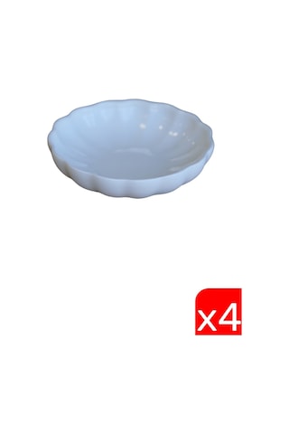 Kütahya Porselen Bone Luz Krem Kase 8cm 4 Lü Bnlzf08ks00 krem