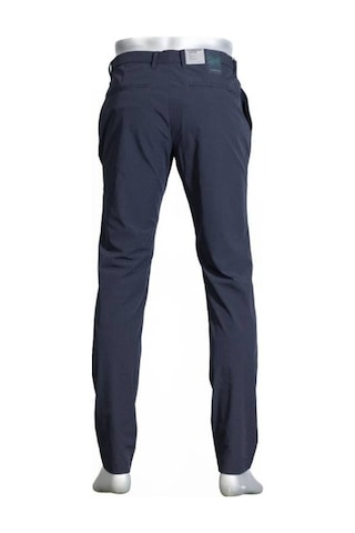 Alberto Mens Ian Tech Print Slim Fit Erkek Pantolon Navy-899