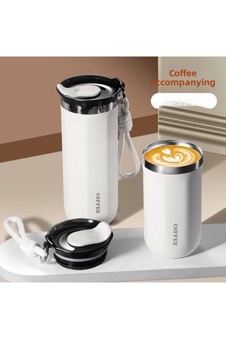 Reedark 304 Çelik Isı Saklama Bardak Kadınlar İçin 500ml Mavi Özel Tasarım Günlük Kullanım Kahve Su Bardağı Diğer