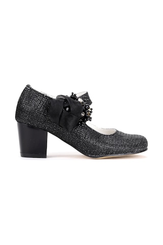 Kiko Kids Angelina Çupra Günlük Kız Çocuk 4 Cm Topuklu Abiye Ayakkabı Sedef