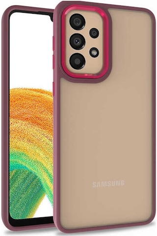 Galaxy A72 Kılıf Zore Flora Buton,Kenar Çevresi Renkli Kılıf