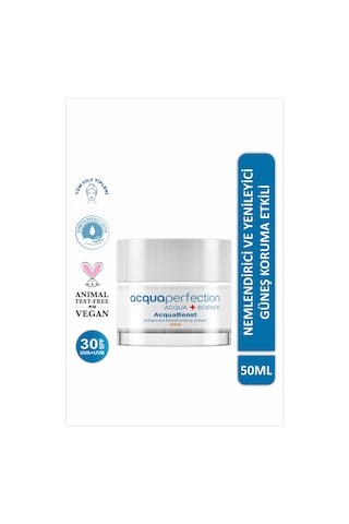 Acqua Perfection AcquaBoost Yoğun Nemlendirici & UVA-UVB Korumalı Yüz Kremi 50 ML