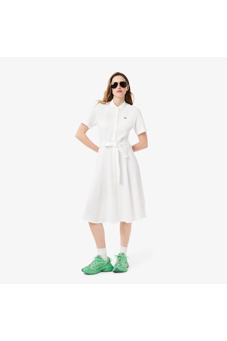 Lacoste Kadın Elbise Ef9621-001 BEYAZ