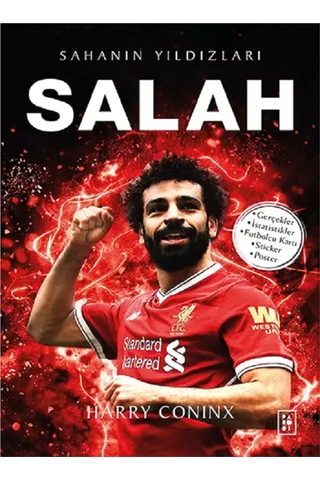Sahanın Yıldızları Messi Dzeko Ronaldo Poster Sticker Futbolcu Kartı Hediyeli Toplam 10 Kitap