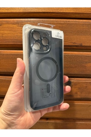 İphone 16 Pro Max Siyah Magsafe Uyumlu Telefon Kılıfı İphone 16 Pro Max Siyah Magsafe Uyumlu Telefon Kılıfı