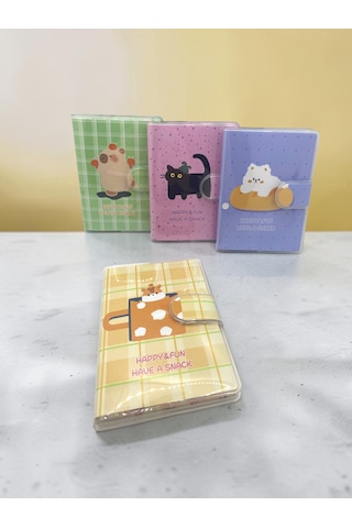 Happy & Fun Sincap A7 Not Defteri , Çıt Çıtlı Cep Defteri - Turuncu