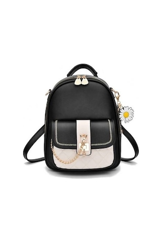 Şık Ve Konforlu Deri Sırt Çantası, Geniş Hacimli Kadınlar İçin Günlük Kullanım Çantası, Tek Omuz Askılı Modeller, Öğrenciler Ve Çalışanlar İçin Pratik Çapraz Body Çanta Siyah