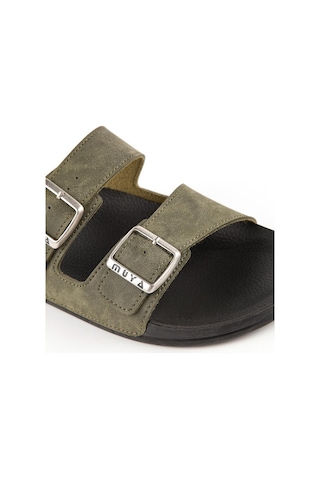 Muya Nova Anatomik Dört Mevsim Erkek Terlik Haki 44 Haki