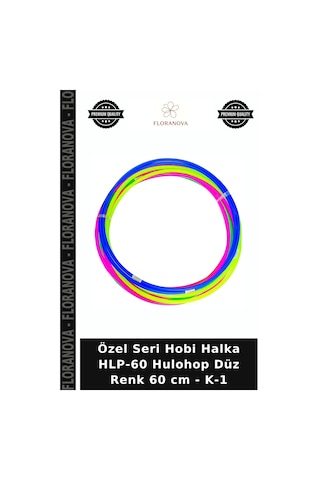 Özel Seri Hobi Halka Hlp-60 Hulohop Düz Renk 60 Cm - K-1