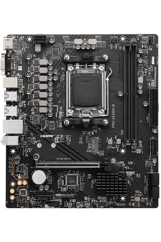 Msı Pro A620m-b Ddr5 6800mt/s 1xvga 1xhdmı 1xm.2 Usb3.2 Matx Am5 Amd Am5 9000/8000/7000 Serileri İle Uyumlu