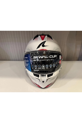 Kask Shark Skwal Cup Speed-tech Beyaz/kırmızı