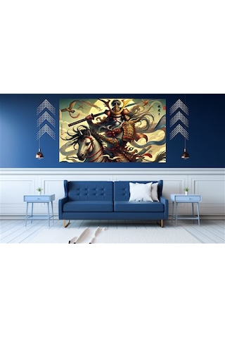 Ti-play Prens 60x90cm Modern Samuray Pvc Çerçevesiz Tablo