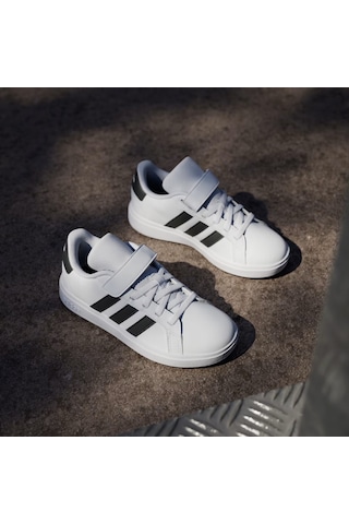Adidas Grand Court 2.0 El C Unisex Çocuk Spor Ayakkabı Ih5529 Beyaz