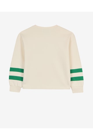 Skechers Sk2610049 - B Lw Fleece Sweatshirt Büyük Erkek Çocuk Beyaz Sweatshirt Sk2610049-3855